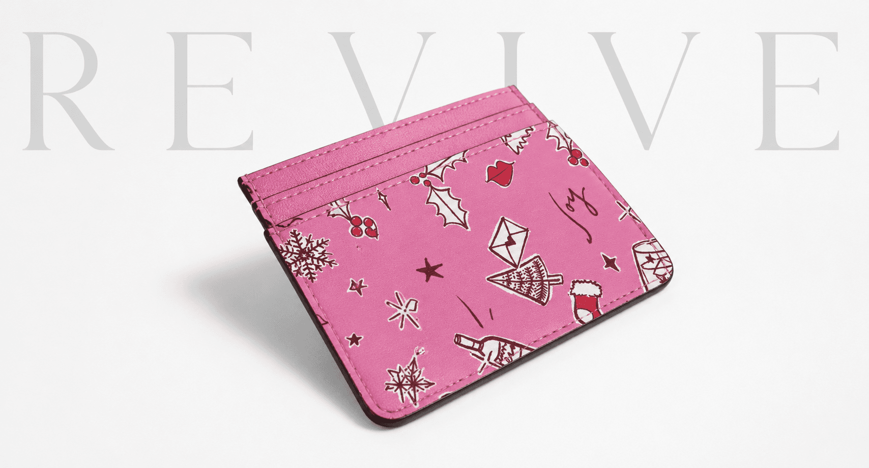 Porta-moedas e Cartões Rosa Festivo Accessorize
